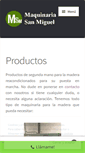 Mobile Screenshot of maquinariasanmiguel.com